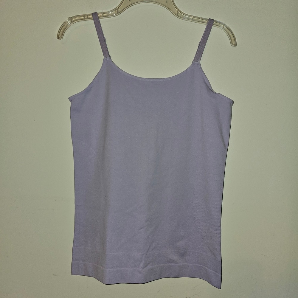 Seamless Lavender Camisole Tank Top Adjustable Spaghetti Strap Purple Women 2XL